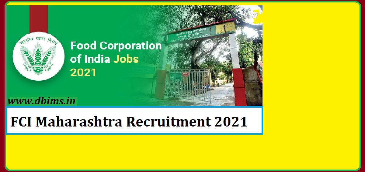 FCI Maharashtra Recruitment 2021
