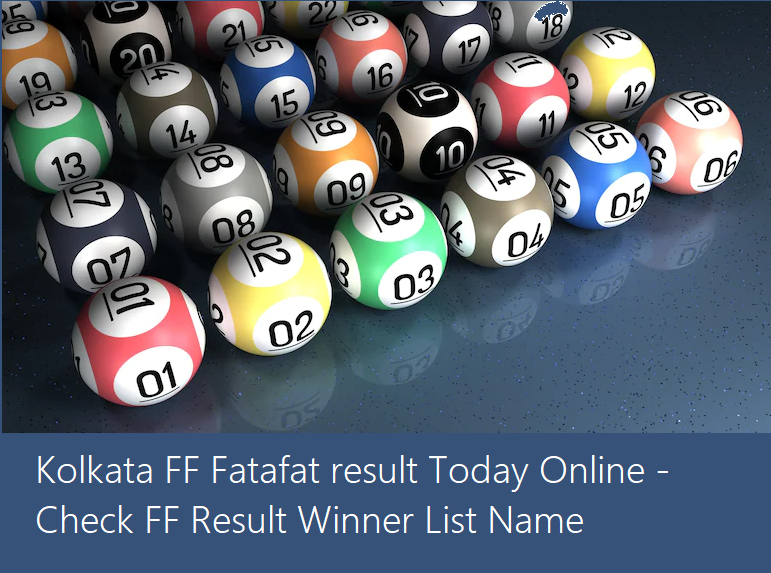 Kolkata FF Fatafat result