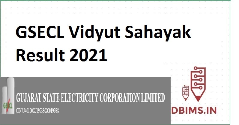 GSECL Vidyut Sahayak Result 2021