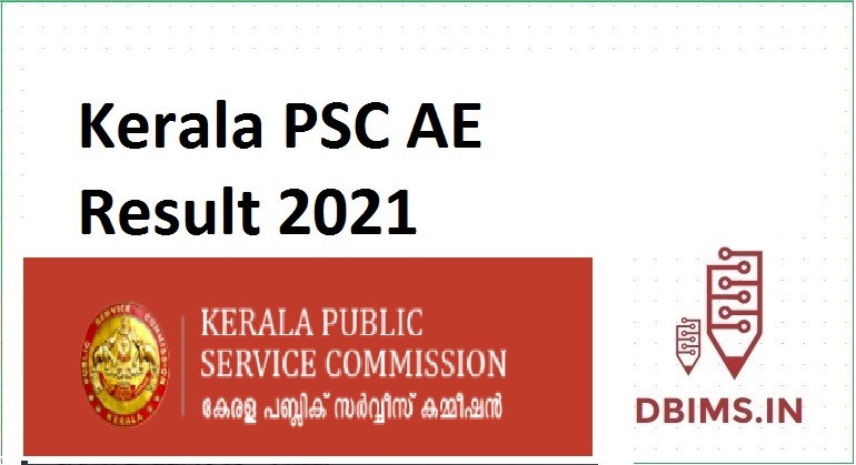 Kerala PSC AE Result 2021