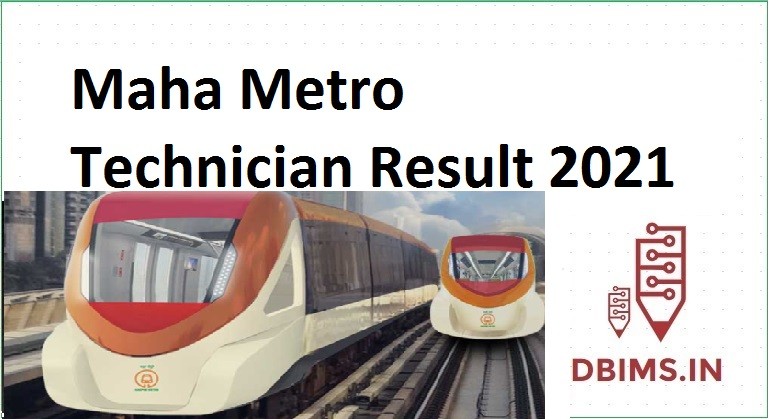 Maha Metro Technician Result 2021