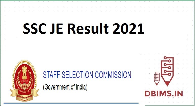 SSC JE Result 2021