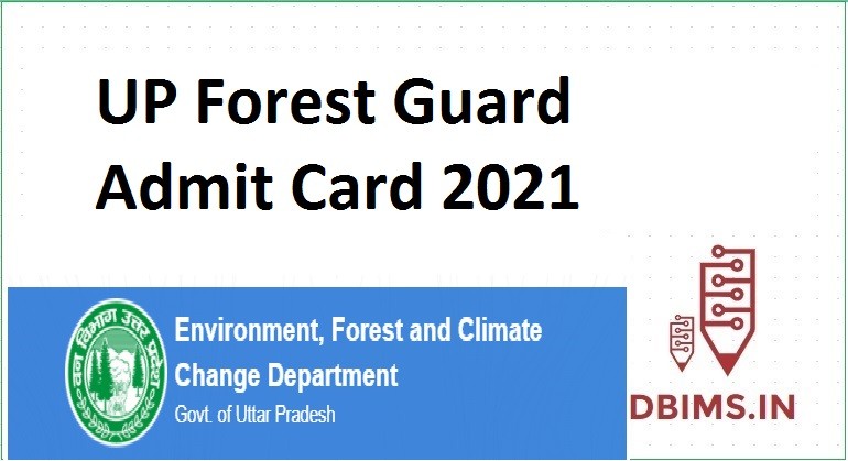 UP Forest Guard Admit Card 2021