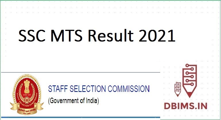 SSC MTS Result 2021