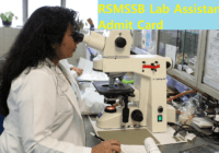 RSMSSB Lab Assistant Admit Card