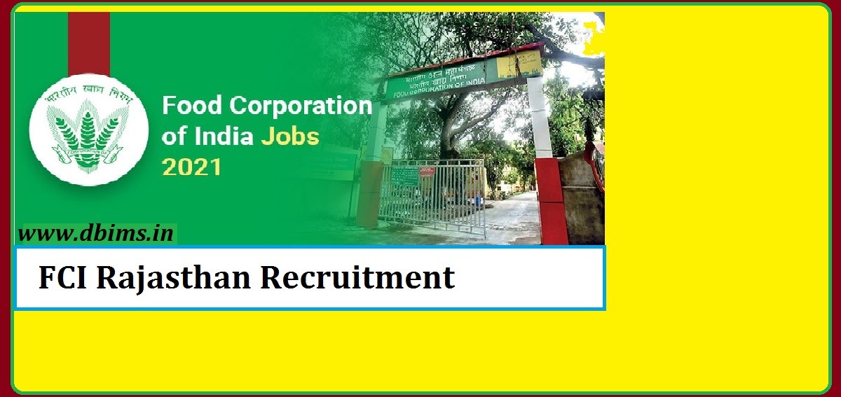 FCI Rajasthan Recruitment
