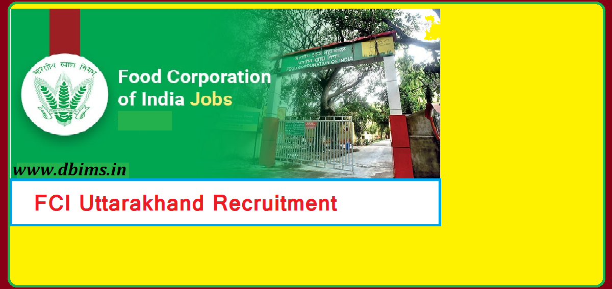 FCI Uttarakhand Recruitment