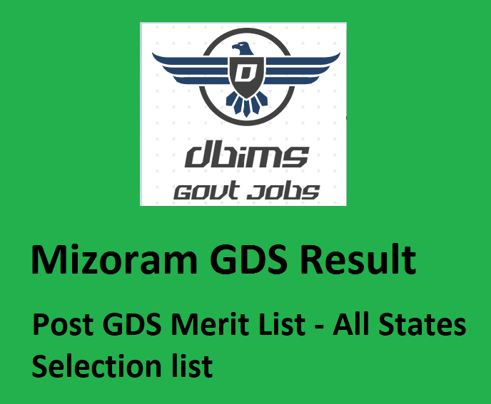 Mizoram GDS Result