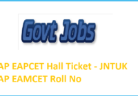 AP EAPCET Hall Ticket