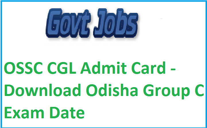 OSSC CGL Admit Card
