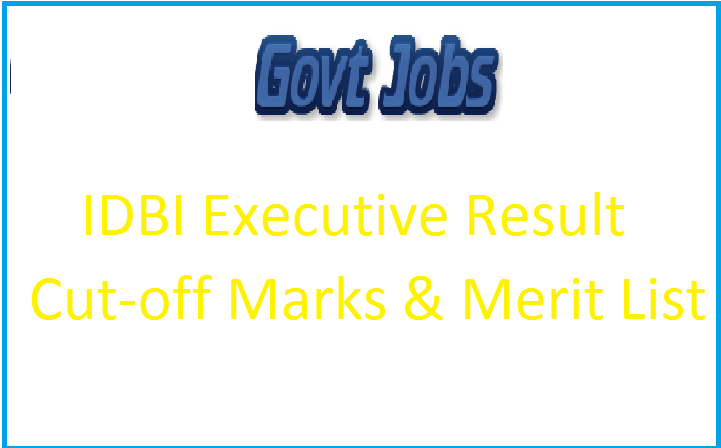 IDBI Executive Result