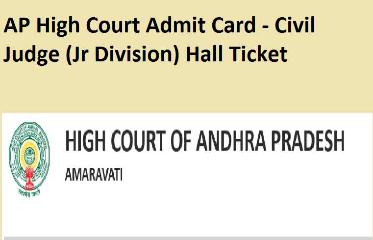 AP High Court Admit Card
